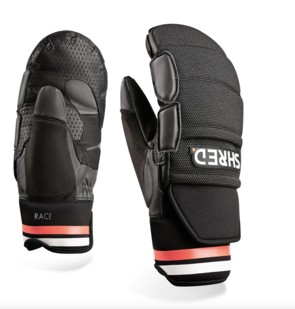 Shred Ski Race Protective Mitts black on World Cup Ski Shop